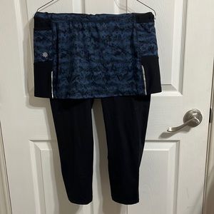 Athleta Skirted Leggings - Womens Medium